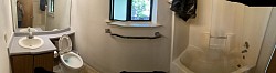 Clean bathroom